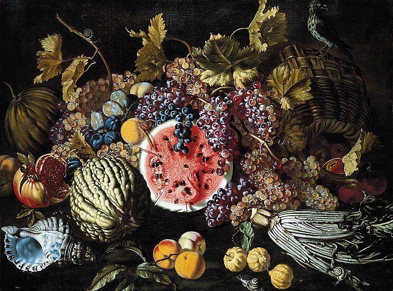 RUOPPOLO, Giovanni Battista Bodegon con frutas de Giovanni Battista Ruoppolo Sweden oil painting art